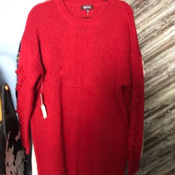 Pommed hearts sweater dress NWT GREAT FOR VALENTINES DAY❤️ - Picture 2 of 9